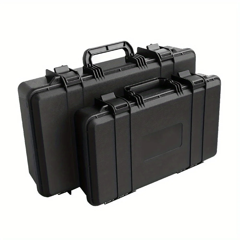 1pc Toolbox Rechteckige Outdoor Überwachung Ausrüstung Feuchtigkeitsbeständig Schutzhülle Kunststoff Fall Foto Ausrüstung Lagerung Box – Detail 8