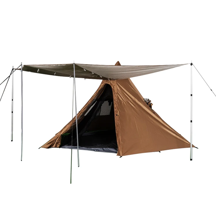 

High Quality Hot Portable Outdoor Pyramid Tap Tent Canopy Tent Waterproof Sunscreen Garden Tent