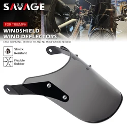 Windshield Windscreen For Scrambler 900 1200/XC/XE Thruxton 1200R Speed Street Twin Motorcycle Headlight Fairing Wind Deflector