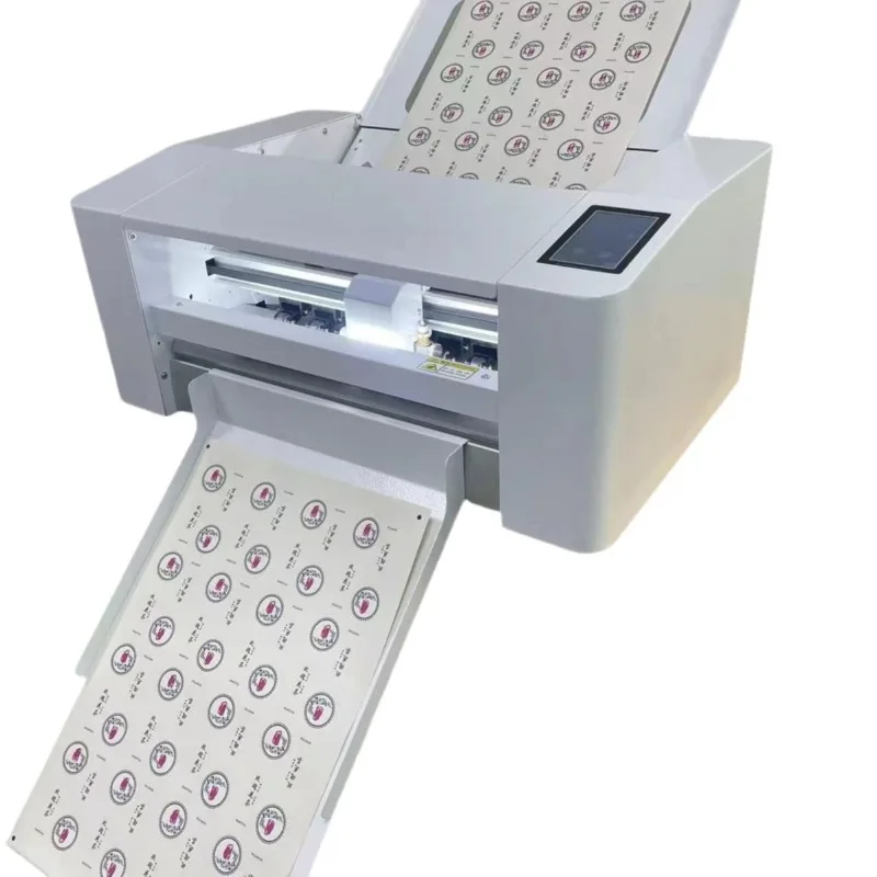 Automatic self-adhesive die-cutting machine, new servo system sticker photo single head double head with