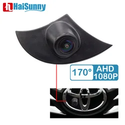 HD Front View Camera For Toyota Corolla RAV4 Highlander Land Cruiser Auris Fisheye Lens Night Vision Logo Camera 170° AHD 1080P