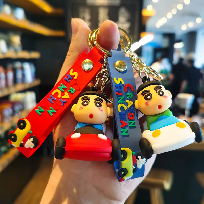 

Wholesale of Crayon Shinchan Keychains Cartoon Bags Car Keychains Creative Figurines and Small Gifts Cute Personalized Gifts Y2k