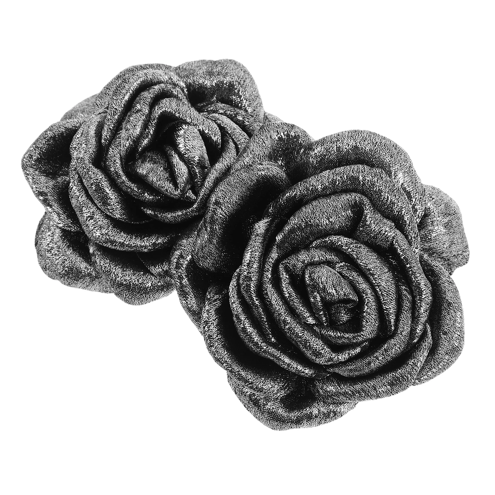 

2pcs Handmade Shoe Accessories Elegant Flower Clips for Sneakers Boot Charms Detachable Buckles Rose Embellishment Shoe