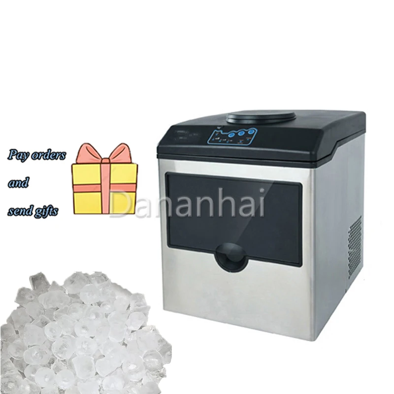 Stainless Steel Portable Ice Maker Commercial Cube Ice Forming Machine