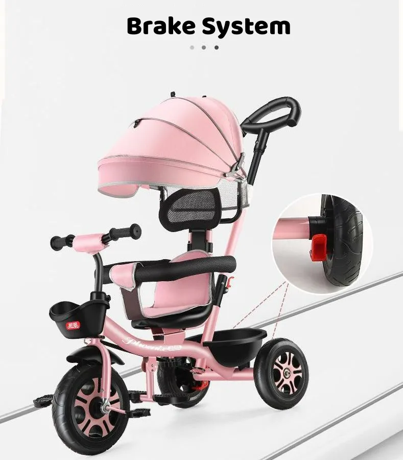 Children\'s tricycle baby stroller 1-3-6 years old light bicycle walking baby bicycle,three wheels baby stroller fast delivery