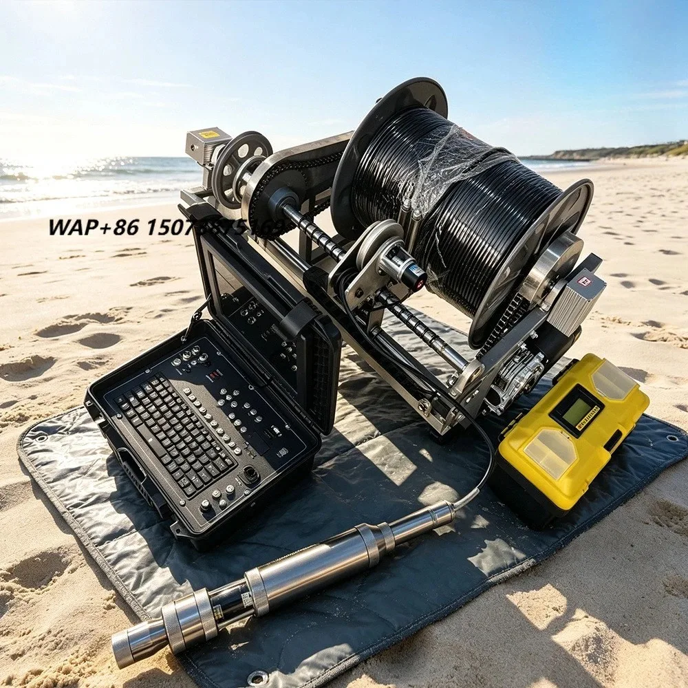 Borewell Inspection  360 Degree Rotation Probe Real Time Image Monitoring HD Downhole System
