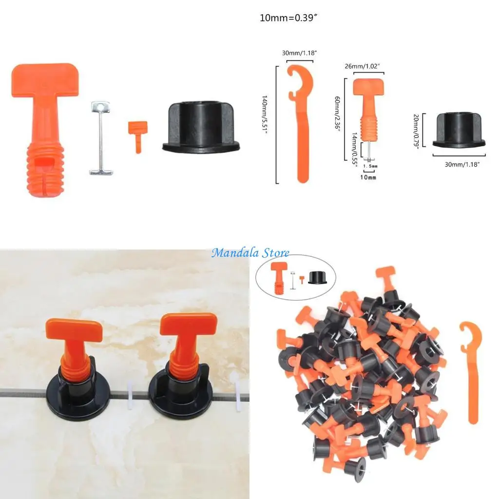 U2JC 2 Types Tile Leveler Spacers Tile Leveling System Tile Installation Tool