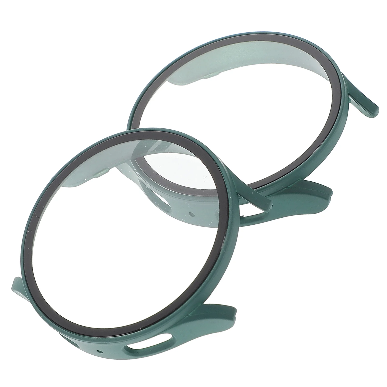 

2Pcs Durable Protective Case for Watch Screen High Transparency Bumper Cover 44mm Easy Installation Accessories for Various