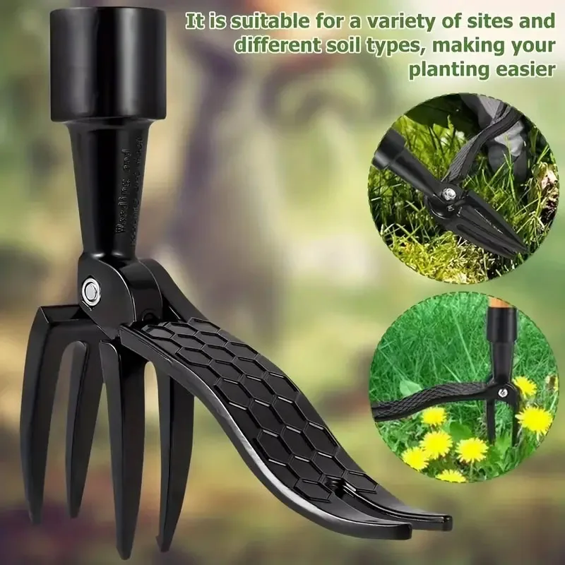 

Stand Up Weed Puller Tool with Screw Holes Portable Weeding Head Replacement Gardening Digging Weeder Removal Accessory