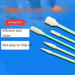 100pcs Industry Cotton Micro Swab Cleaning Tools Nonwoven Anti-static Dust Off for Lens Protective Window Fiber Laser Head