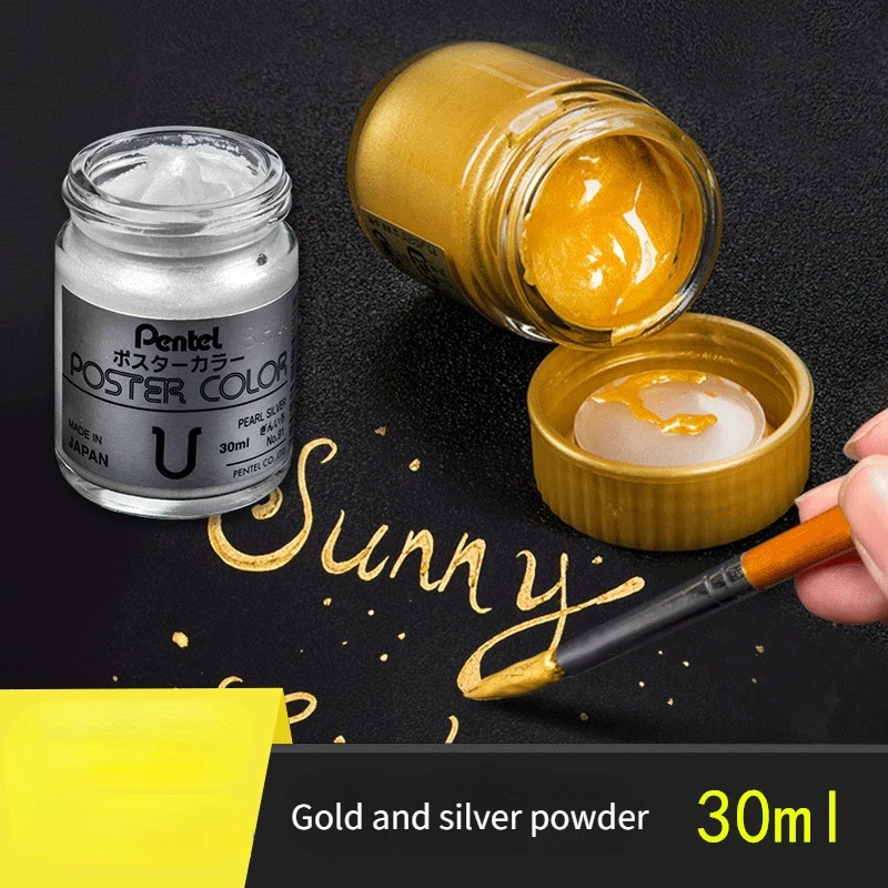 30ml Bottled Gold and Silver Powder Large-capacity Thickened DIY Hand-painted Mold Decorative Paint Art Supplies