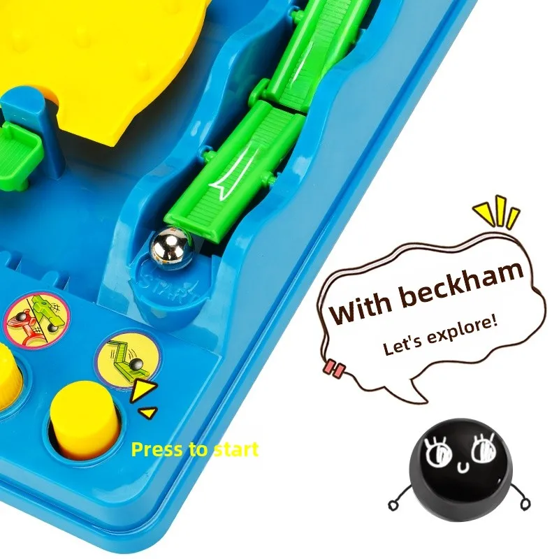 Children's Intelligence Multi-Function Maze Adventure Toy Ball Rolling Track Focus Improvement Plaything for Boys Aged 10