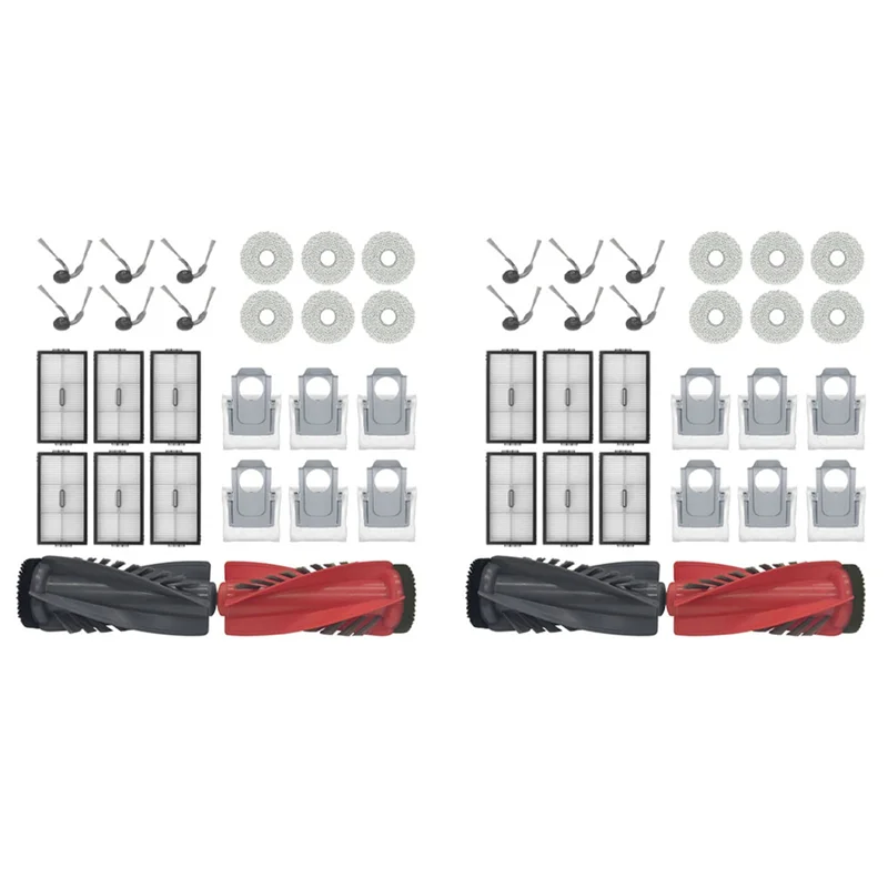 

ABMH-2 Set For Roborock Saros 10R / G20S Ultra Main Side Brush Hepa Filter Mop Cloth Dust Bag Robot Vacuum Cleaner Spare
