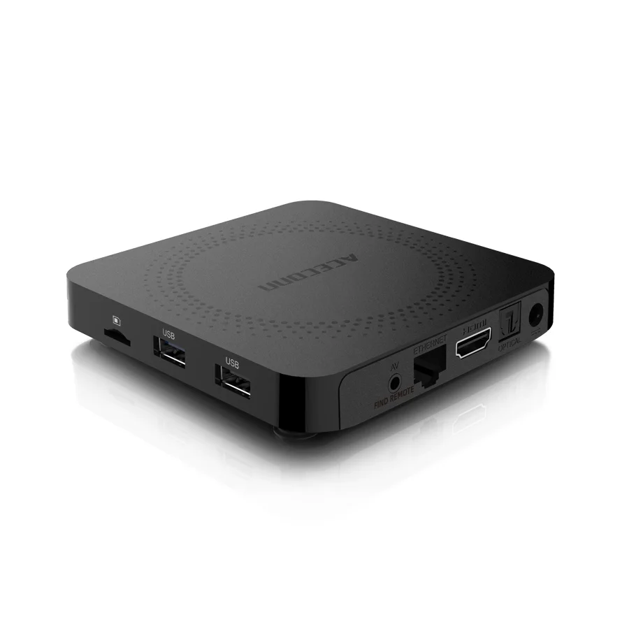 ACECONN Sword pro + TVONAIR3 TV Box Streaming IPTV Box 2G 16GB BT Retroilluminazione remota Trova tasti di controllo per l'apprendimento automatico RCU