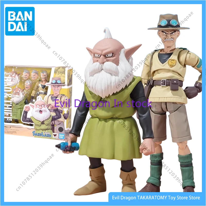 Original Bandai SAND LAND Anime Characters SHFiguarts RAO & THIEF Action Figures Toys Children's Gift Collection Model Ornaments