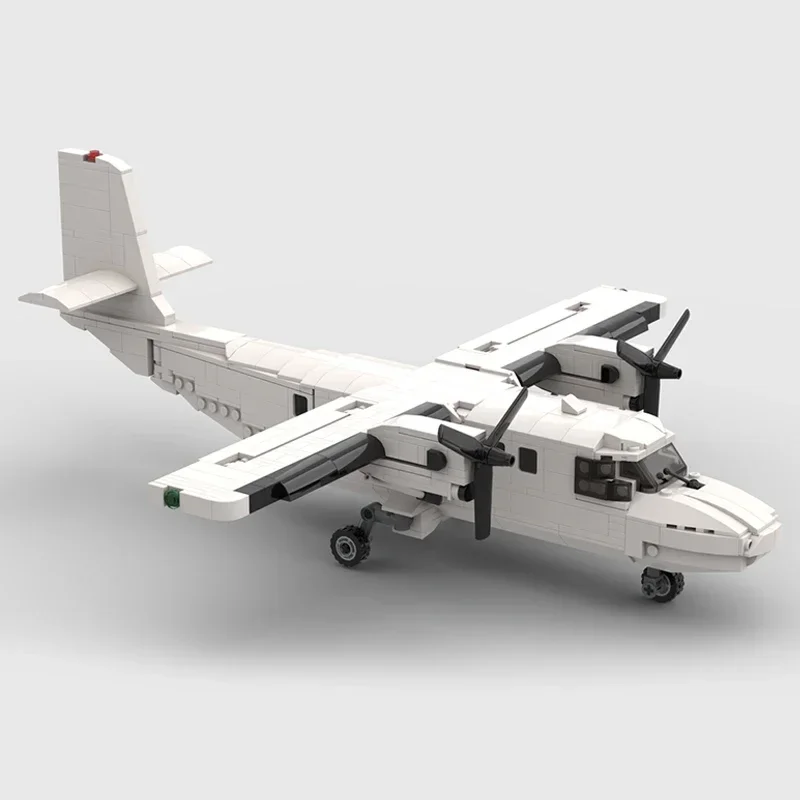 Moc Building Bricks Model Canada DHC-6 Twin Otter Fighter Technology Modular Blocks Gifts Toys For Children Sets DIY Assembly