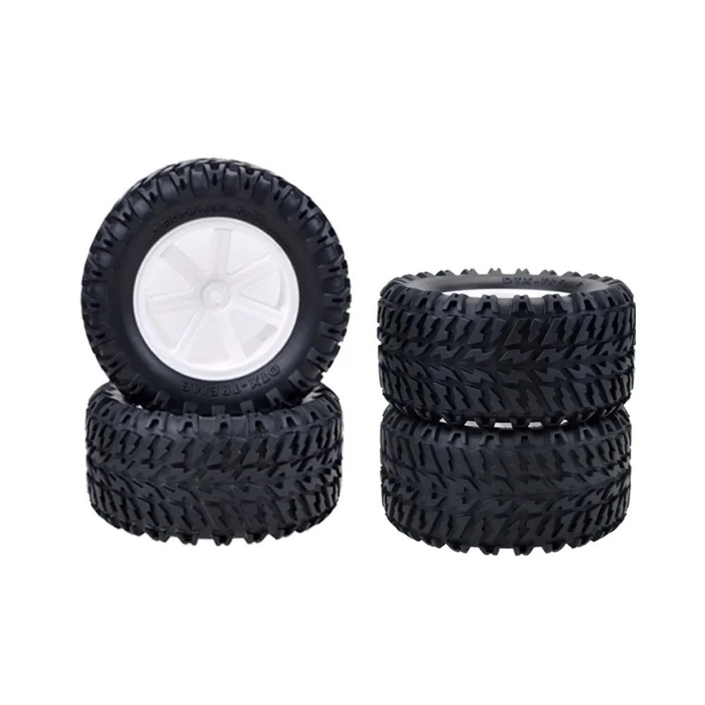 ZD Racing  1/10 RC 112mm Wheel Tires Rubber Tyre 12mm Hub Hex for 1:10 RC Car Short Course Monster Truck Truggy