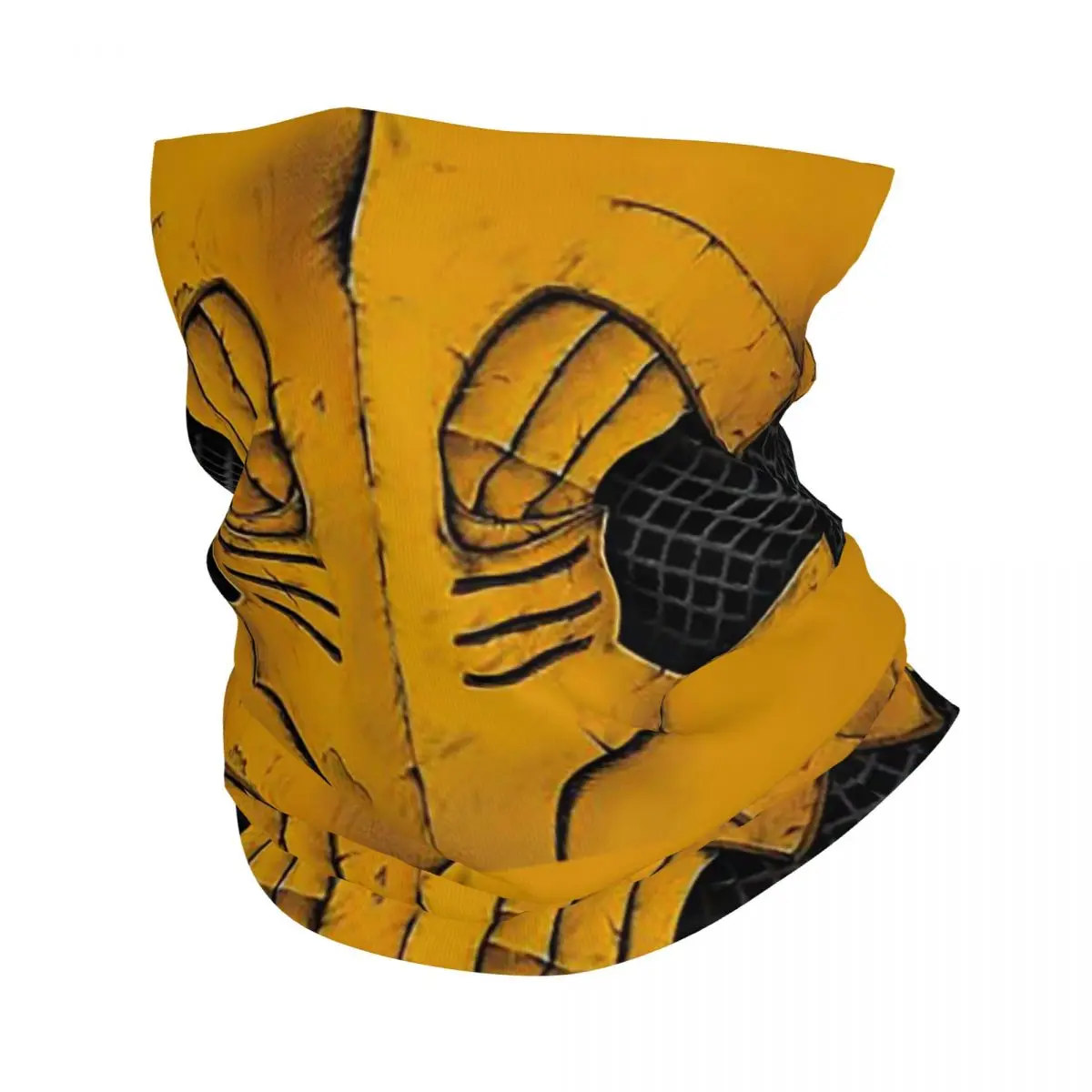 Mortal Kombat -SCORPION Bandana Neck Cover Printed Wrap Scarf Multifunction Cycling Scarf Riding For Men Women Adult All Season