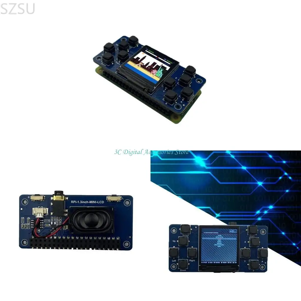 

SZSU 1 Установите 1,3 дюйма ЖК -дисплея Модуль дисплея для RPI 5 / 3B / 4B