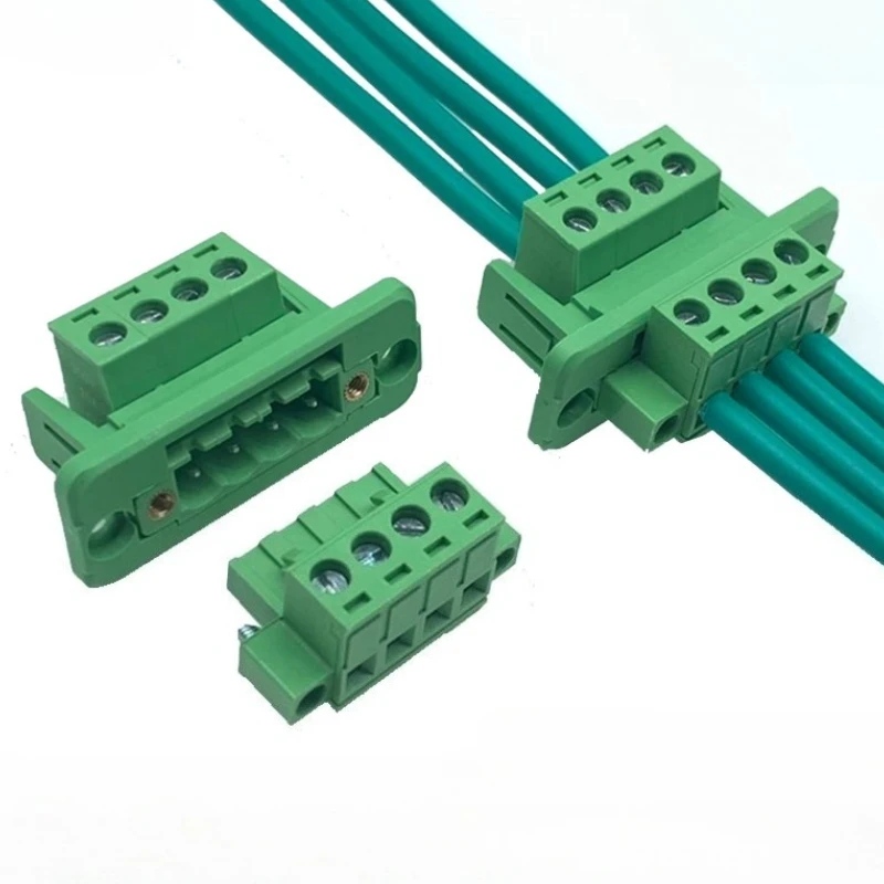 2 jeux de panneaux 5.08mm 2P/3P/4P/5P/6P/8P/9P, cadre Mmount, manchon de Tension de vis, EDGKM/RKM/WC Mstbt, connecteur de bornier PCB