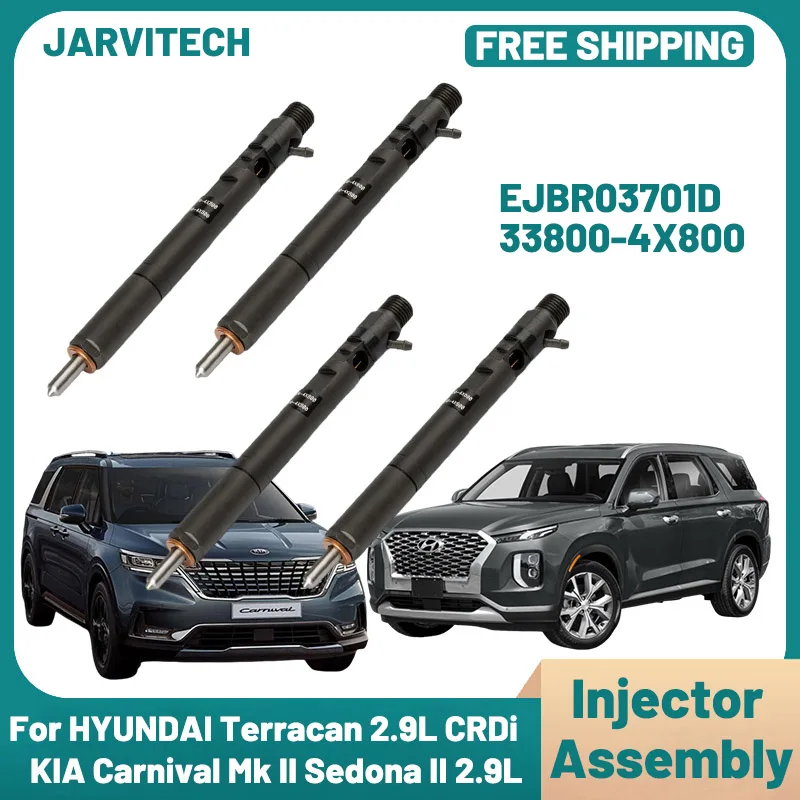 

New Diesel Fuel Injector 33800-4X800 for Hyundai Terracan Kia Delphi Canival Kia Sedona 2.9 Euro3 EJBR03701D