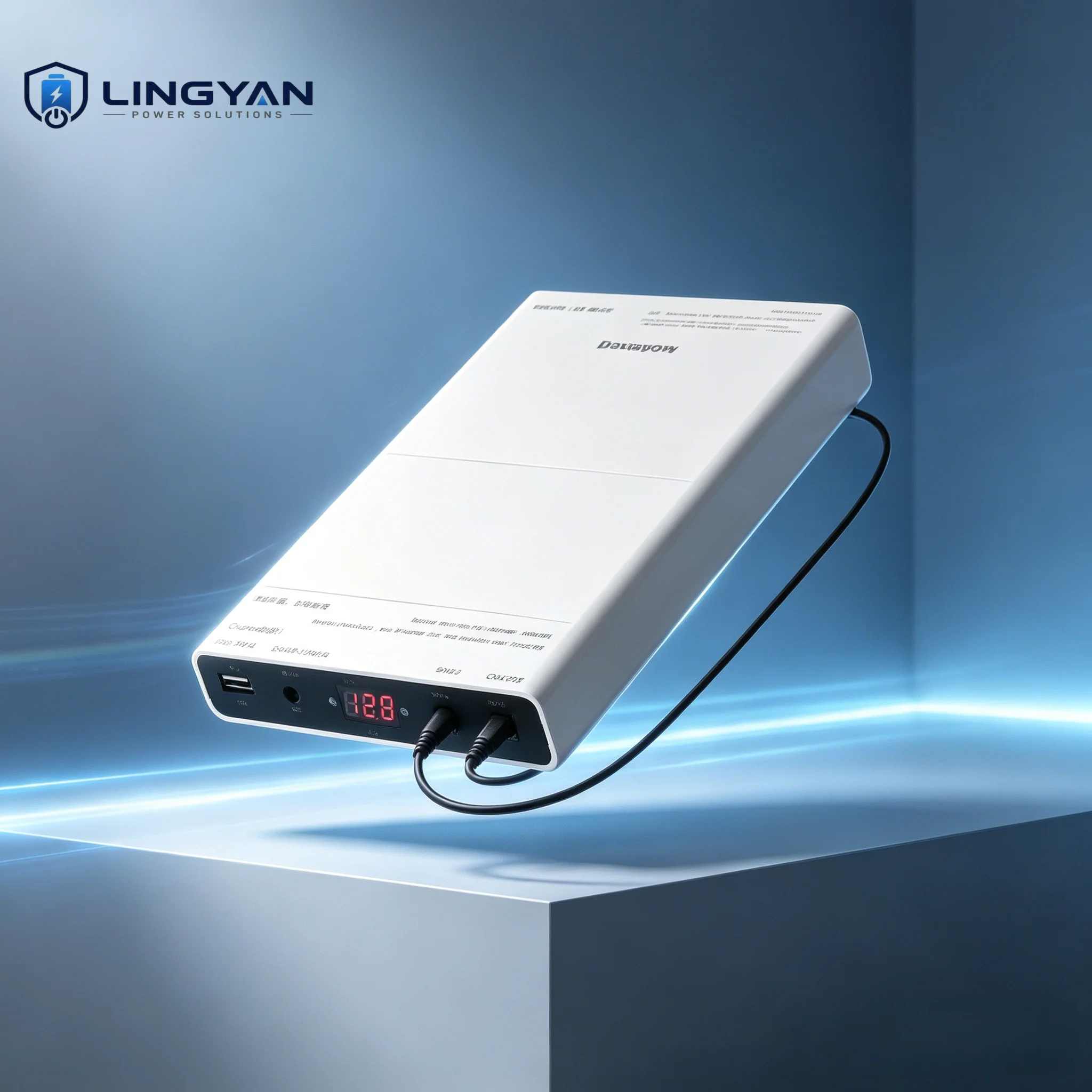 Network Device Backup Power Case, 12x18650 3S4P Solderless UPS Box With 5V 9V 12-24V Adjustable DC For Router Camera, No Cells