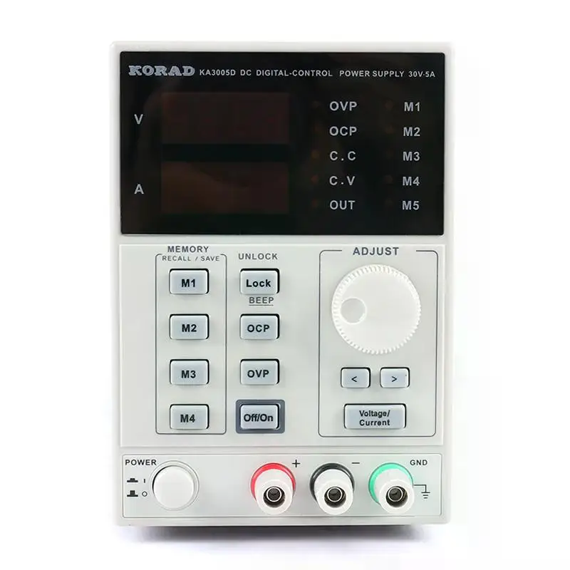 정밀 조정 가능 LCD 디지털 프로그래밍 실험실 스위칭 DC 전원 공급 장치, KA3005D, KA3005D, KA3010D, 30V, 10A, 220V, 110V