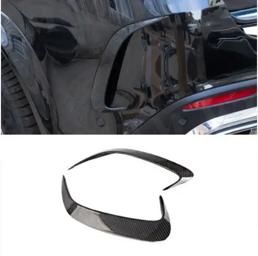 

JCYECF 2 шт. Декоративные накладки на задний бампер для Mercedes-Benz GLE Class W167 350 450 GLE53 AMG Sport SUV 2020+ (накладки на вентиляционные отверстия противотуманных фар)