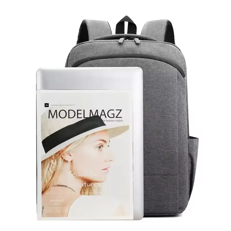 Stylish new design USB backpack waterproof business men's notebook bag commuter urban simplicity
