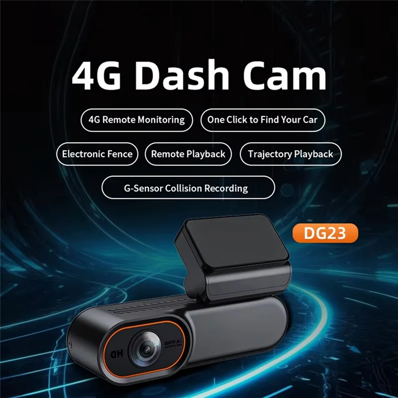 Hot-4G WIFI Dash Cam CAR DVR Front And Rear Camera Dual Lens Camera With 1080P Black Box Room Parking Monitor Night Vision Camer