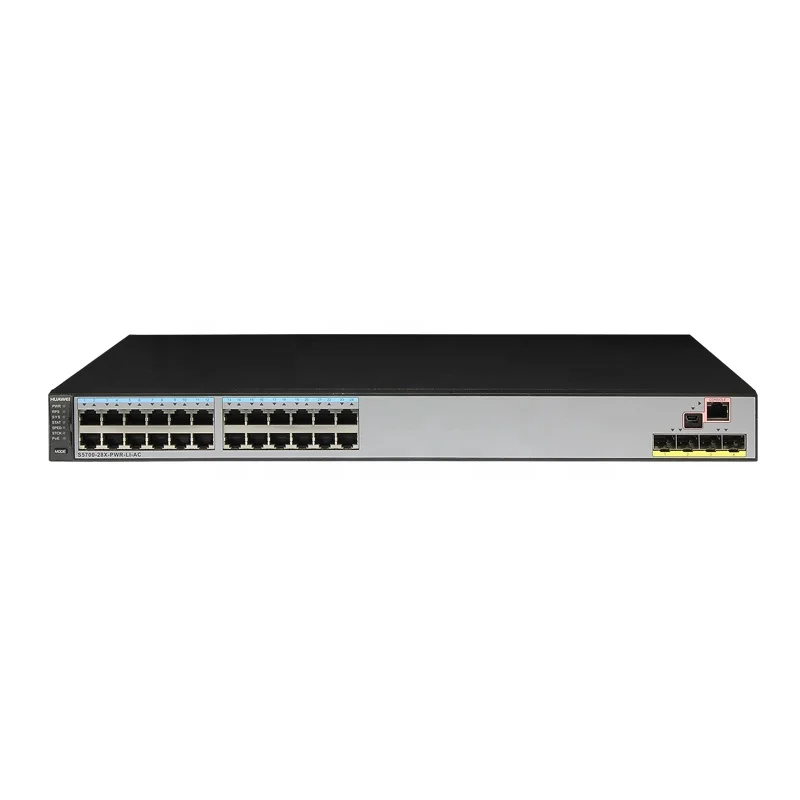 

S5700 Switch Switches S5700-28P-PWR-LI-AC S5720-28P-PWR-LI-AC 24Ethernel 10/100/100 POE+ 370W POE Network Switch