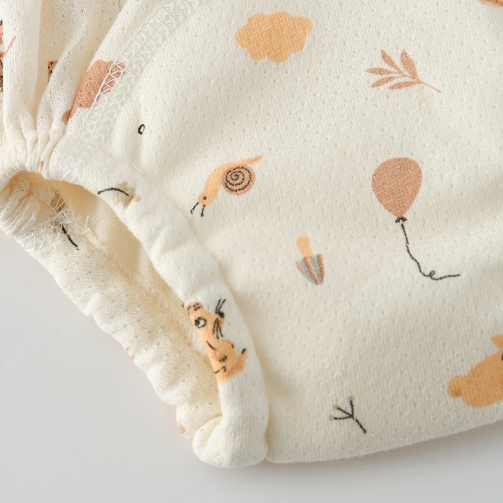 Majtki treningowe z otworami wentylacyjnymi, nauka chodzenia do kucaka, L, 14-17,5 kg, kokos