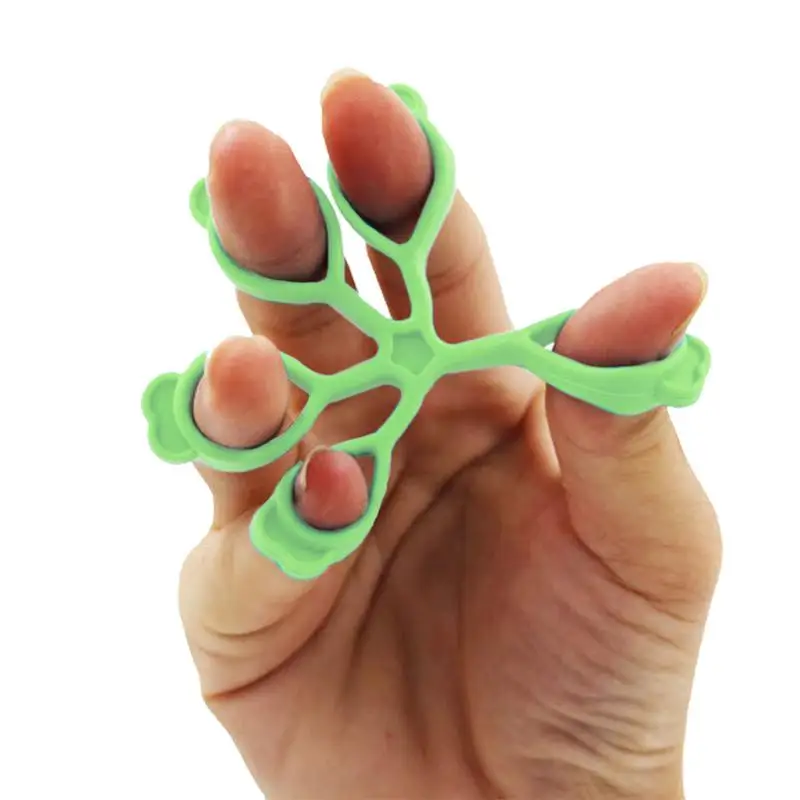 Hand Exerciser Finger Stretcher Grip Flower-shaped Finger Exercise Trainer Gym Finger Trainer Hand Grip Exerciser Adult Finger