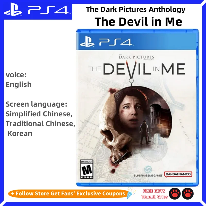 Sony Playstatio4 PS4 Genuine New Game CD The Dark Pictures Anthology The Devil in Me PS4 SONY Playstatio4 Game Deals Card Disks