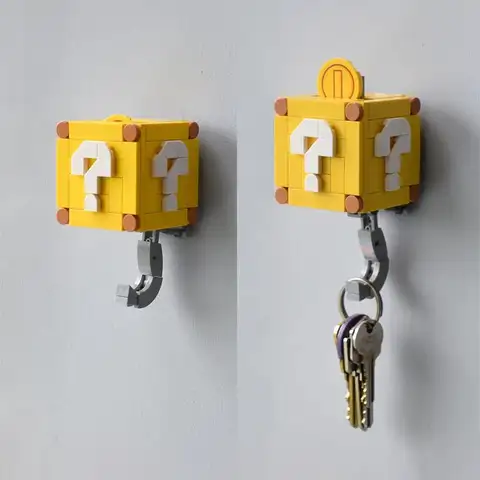 141pcs/set Coin Building Blocks Keychain Set - DIY Pendant with Unique Design, Perfect Christmas Gift Collectors