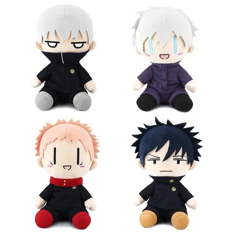 Anime Jujutsu Kaisen Plush Toy Yuji Itadori Gojo Satoru Fushiguro Megumi Inumaki Toge Stuffed Toys Birthday Gift (23cm)