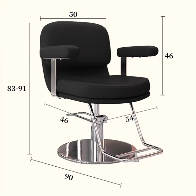 كراسي حلاقة بتصميم بسيط فاخرة جمالية إبداعية كراسي صالون شمالية كلاسيكية متعددة الاستخدامات أثاث صالون Bancos Con Ruedas