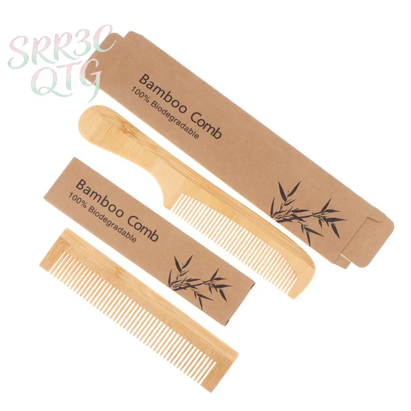 Hot  1/2/3Pcs Bamboo Massage Comb Anti Static Hair Care Brush Portable Hairdressing Styling Tool For Men Women Daily Grooming