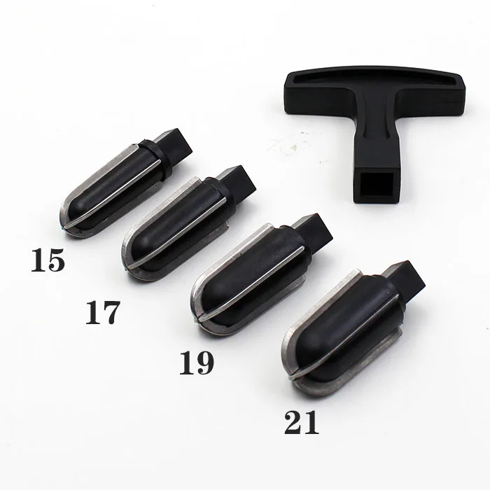 Professional 4 Heads Tobacco Tube Reamer Kit with Gift Box Smoking Pipe Cleaner Handle Scraper Carbon Remover Accessories Tool