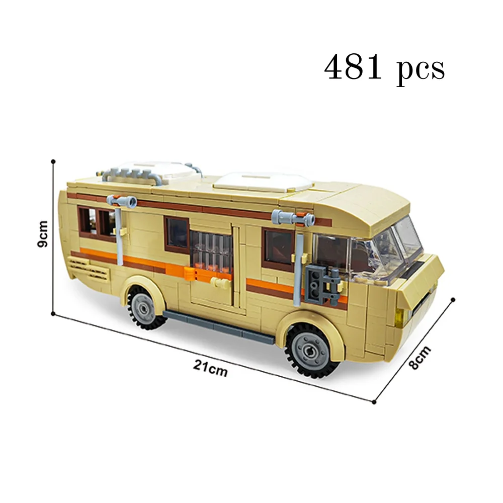 Boys' Favorite Vehicle Bus Car Building Blocks-DIY Educational Toy,Holiday Gift for Teens,Desk Decor Home Ornament,Party Favor