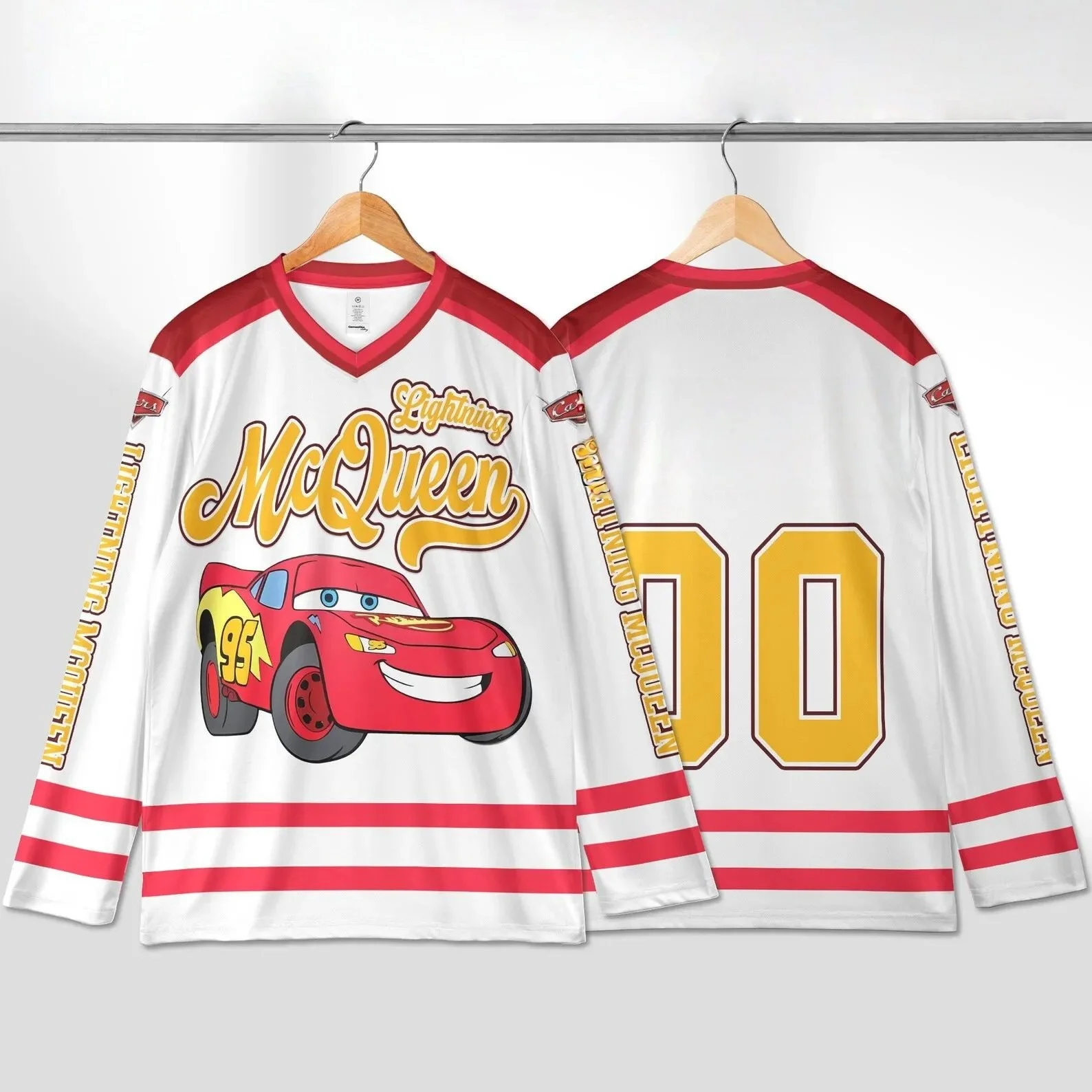 

Мужская хоккейная футболка с 3D-принтом «Тони Старр» из «Тачек Дисней», модная спортивная хоккейная футболка с длинным рукавом