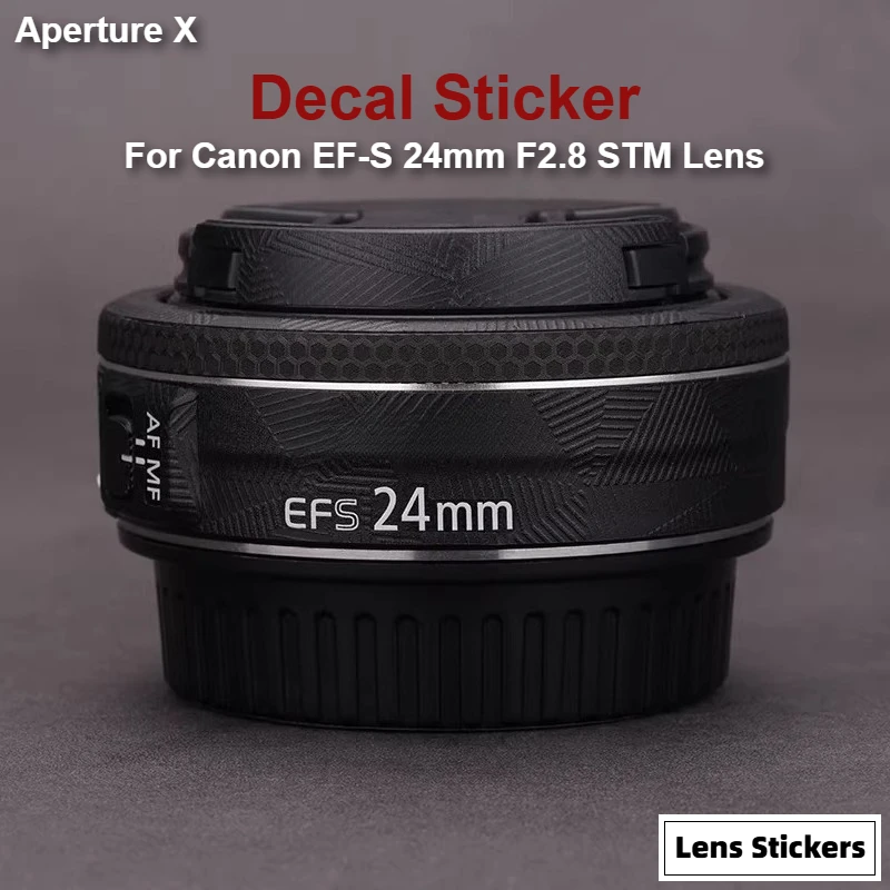 

For Canon EF-S 24mm F2.8 STM Lens Sticker Anti-Scratch Coat Wrap Protective Film Body Protector Decal Skin EFS24F2.8
