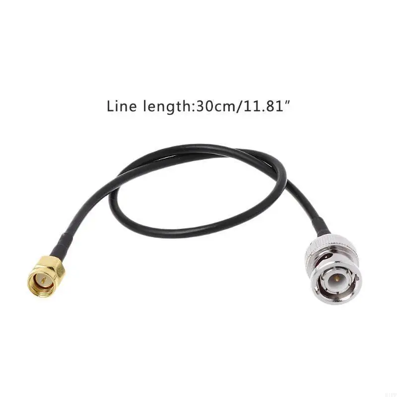 E1PF BNC Male To SMA Male Plug RG174 Connector Cable RF Coaxial Assembly Adapter