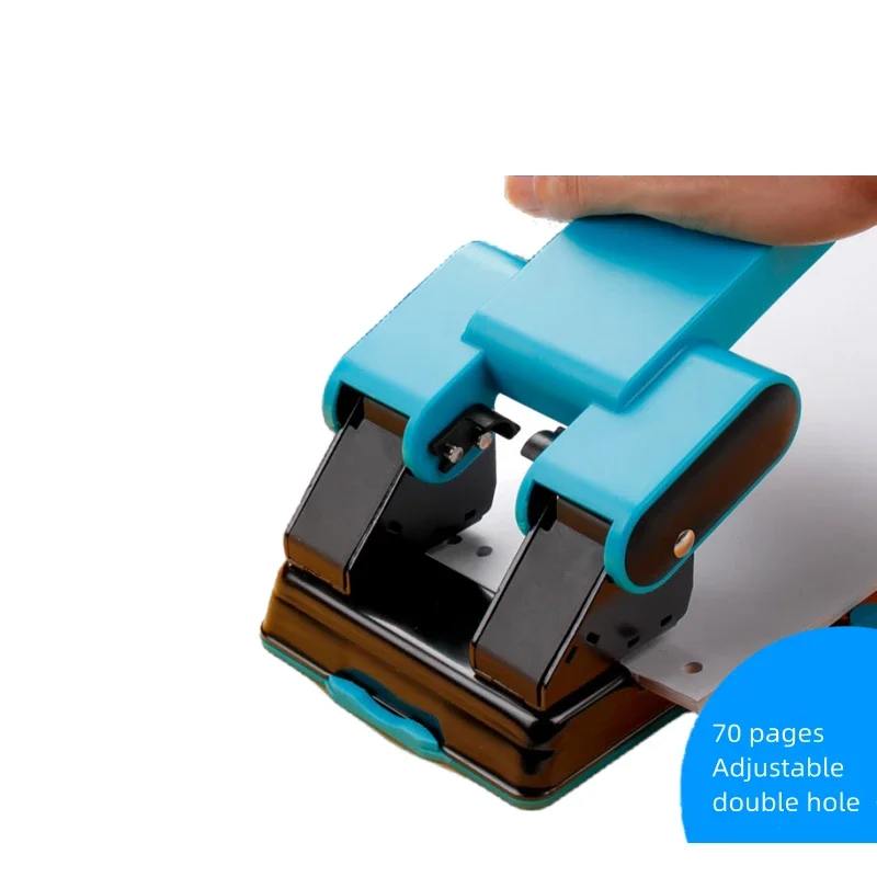 Imagem -04 - Multi-function Hole Puncher Papelaria Encadernação Livro Grosso Grande Double Hole Arquivo Informações Financeiras Documento Escritório