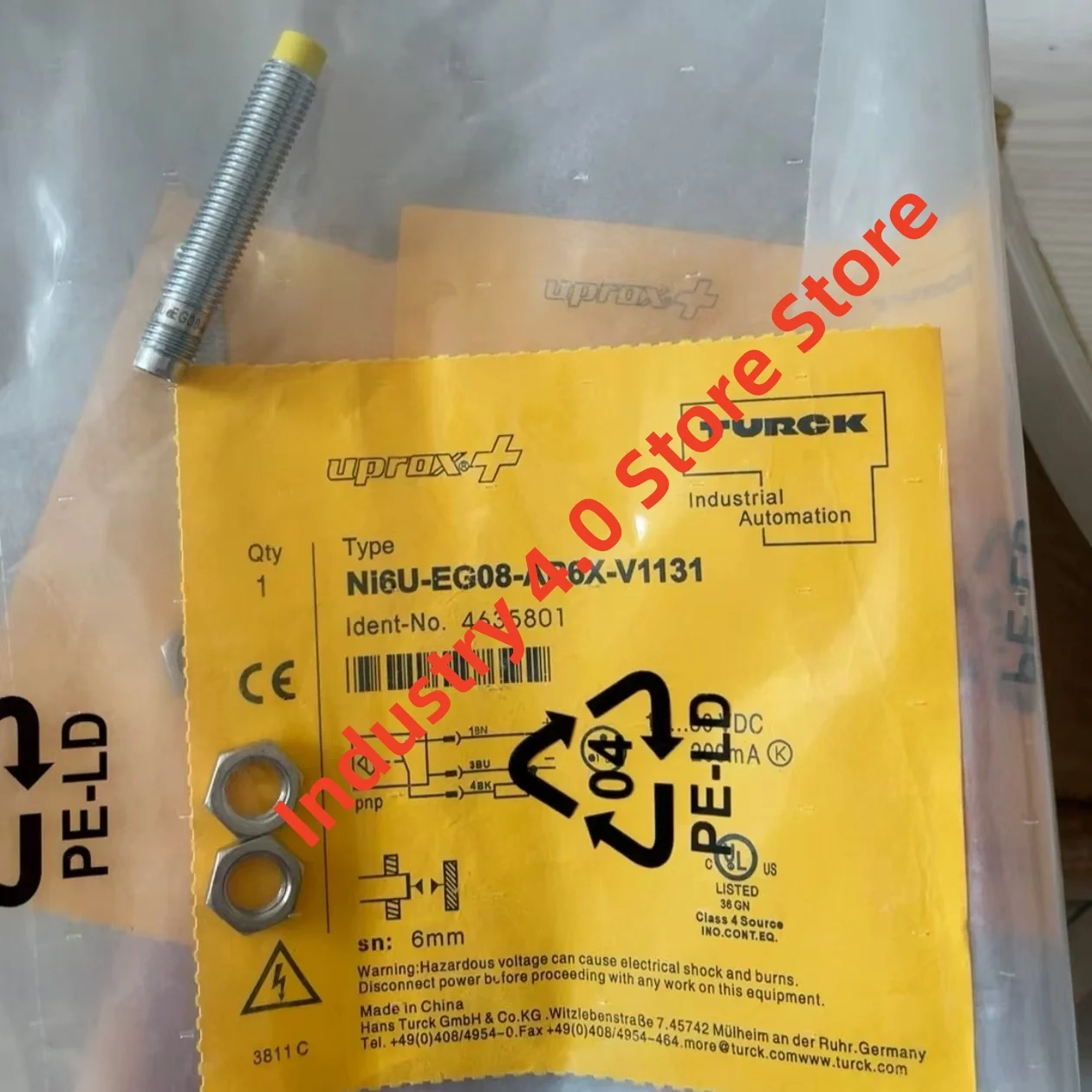 

Inductive Sensor Ni3-EG08K-AP6X-V1131 NI6U-EG08-AP6X-V1131 100%NEW