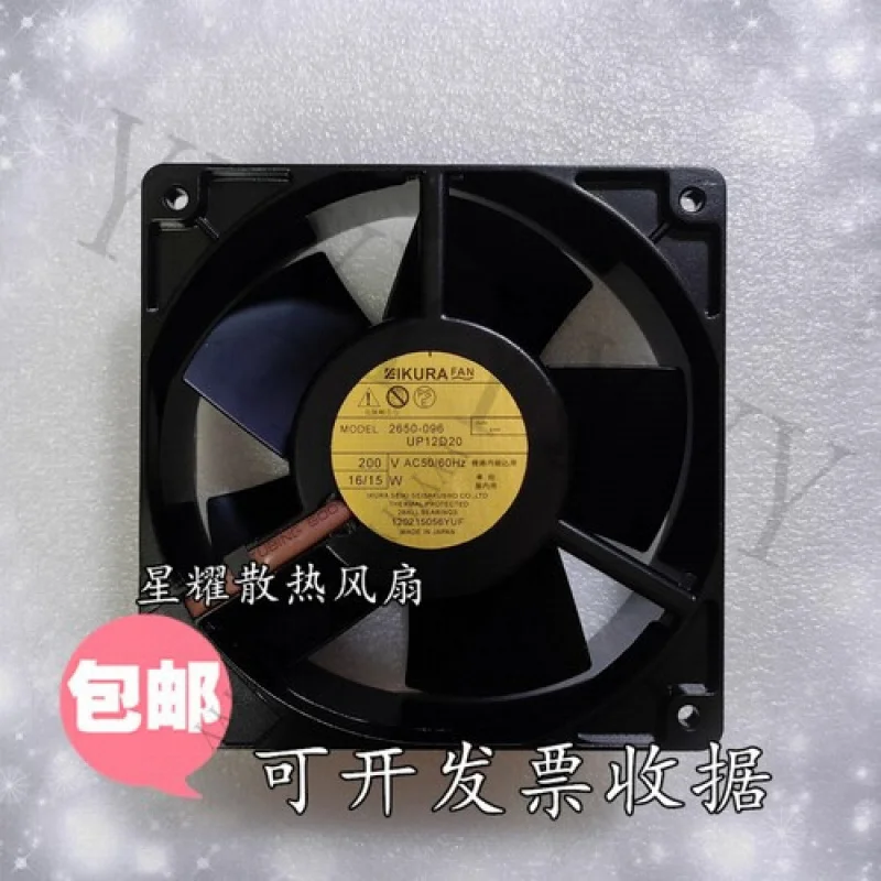 

Y+ FOR IKURA 2650-096 UP12D20 12CM 16/15W AC200V FAN