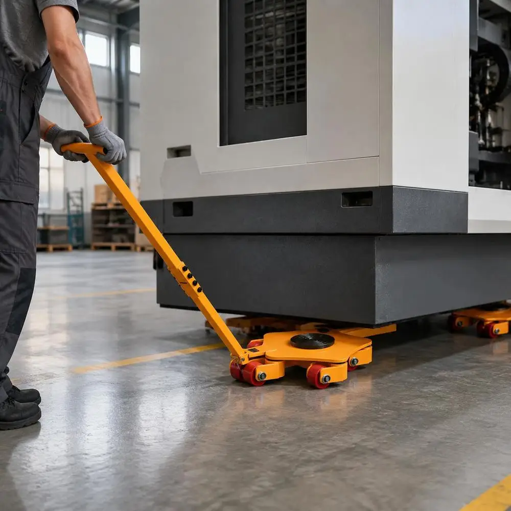 Rouleau de machine 590 x 450 x 120 mm en acier allié 360 °   Roulettes pivotantes en PU robustes pour entrepôt, atelier et industrie