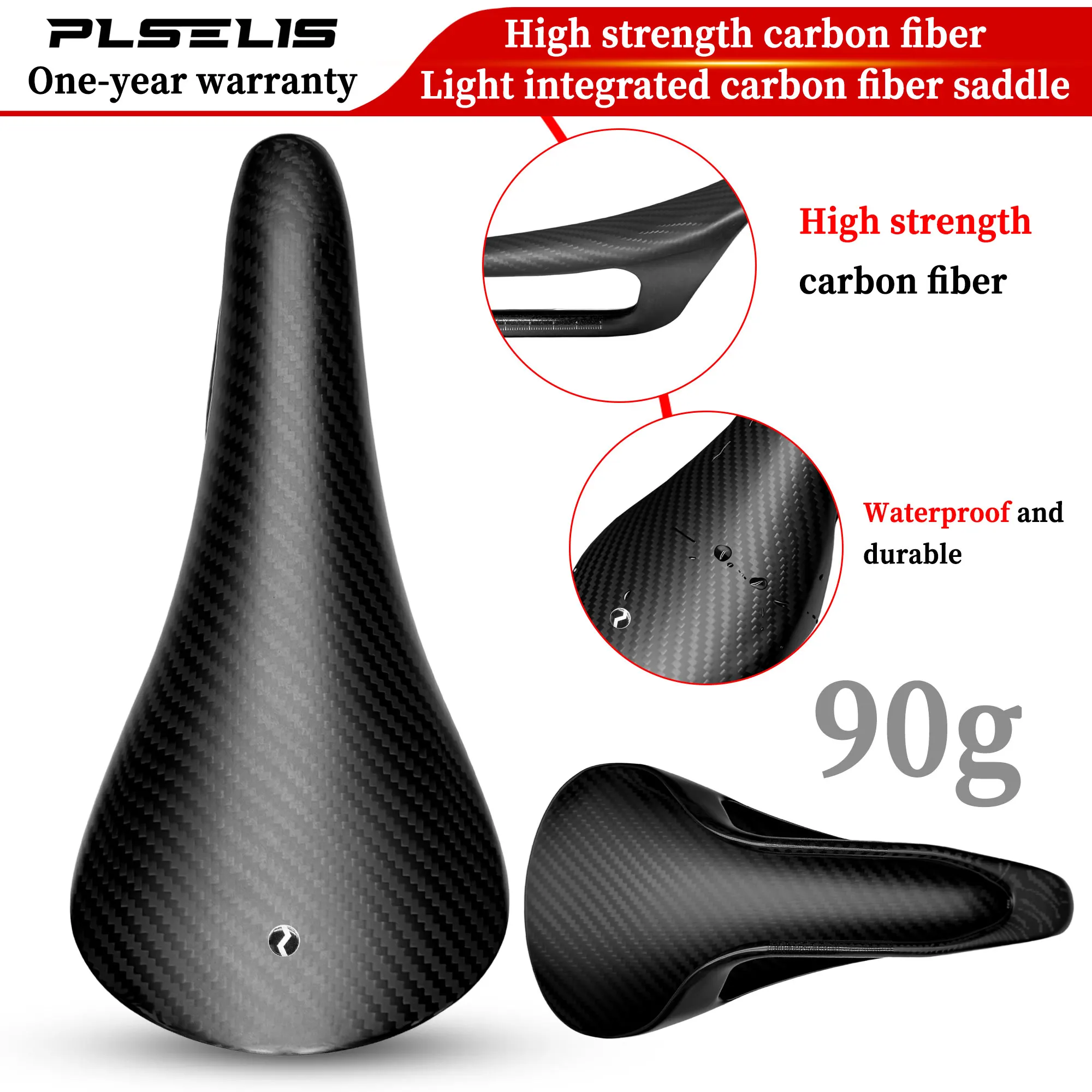 

PLSELIS Высококачественное седло для шоссейного велосипеда из углеродного волокна, легкое, дышащее, с коротким носом, эластичное, комфортное, Q-строительный блок, бестселлер