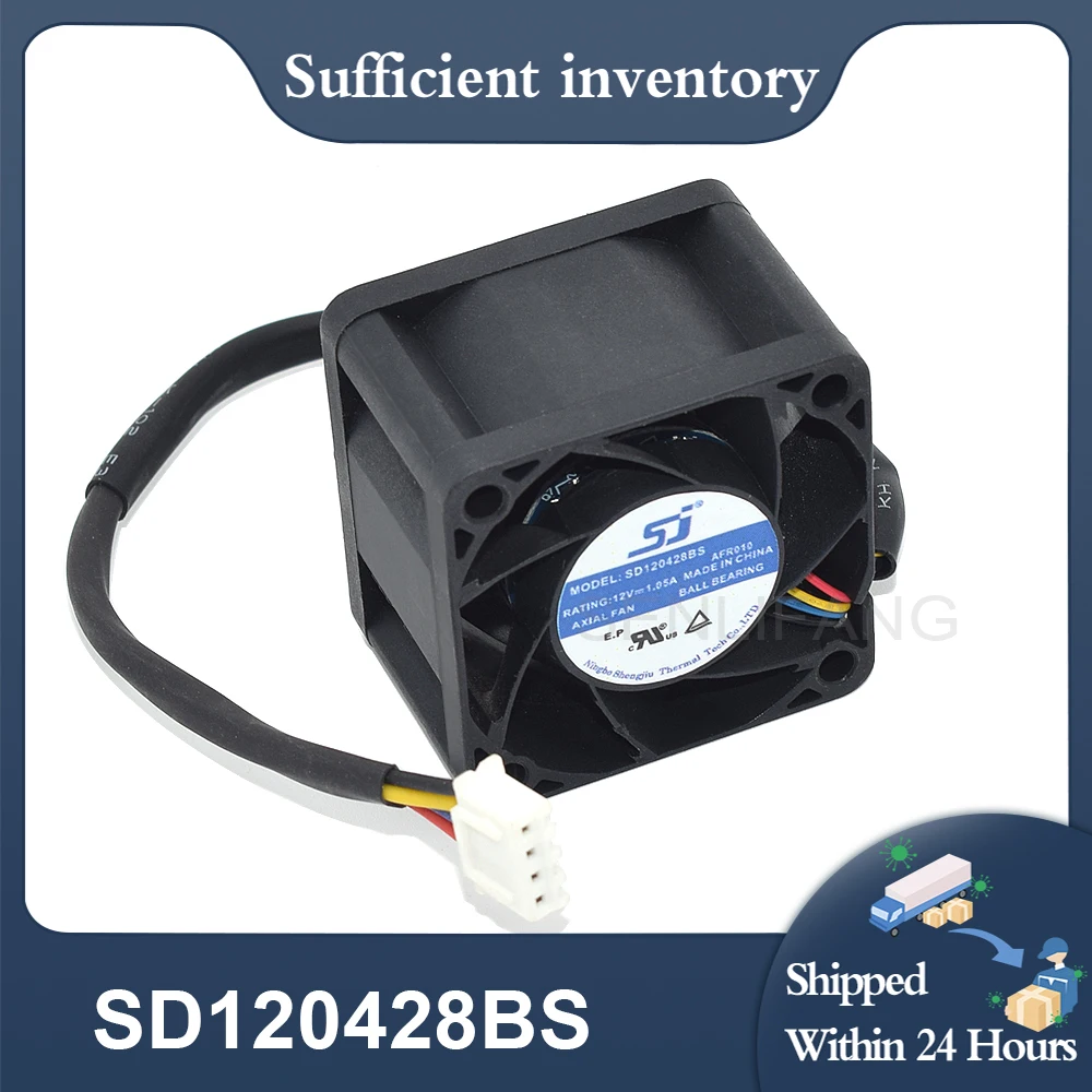 

4028 40X40X28mm 40mm Cooling Fan 1066 SD120428BS 12V 1.05A 4Pin High Speed Server Fan Axial Fan New