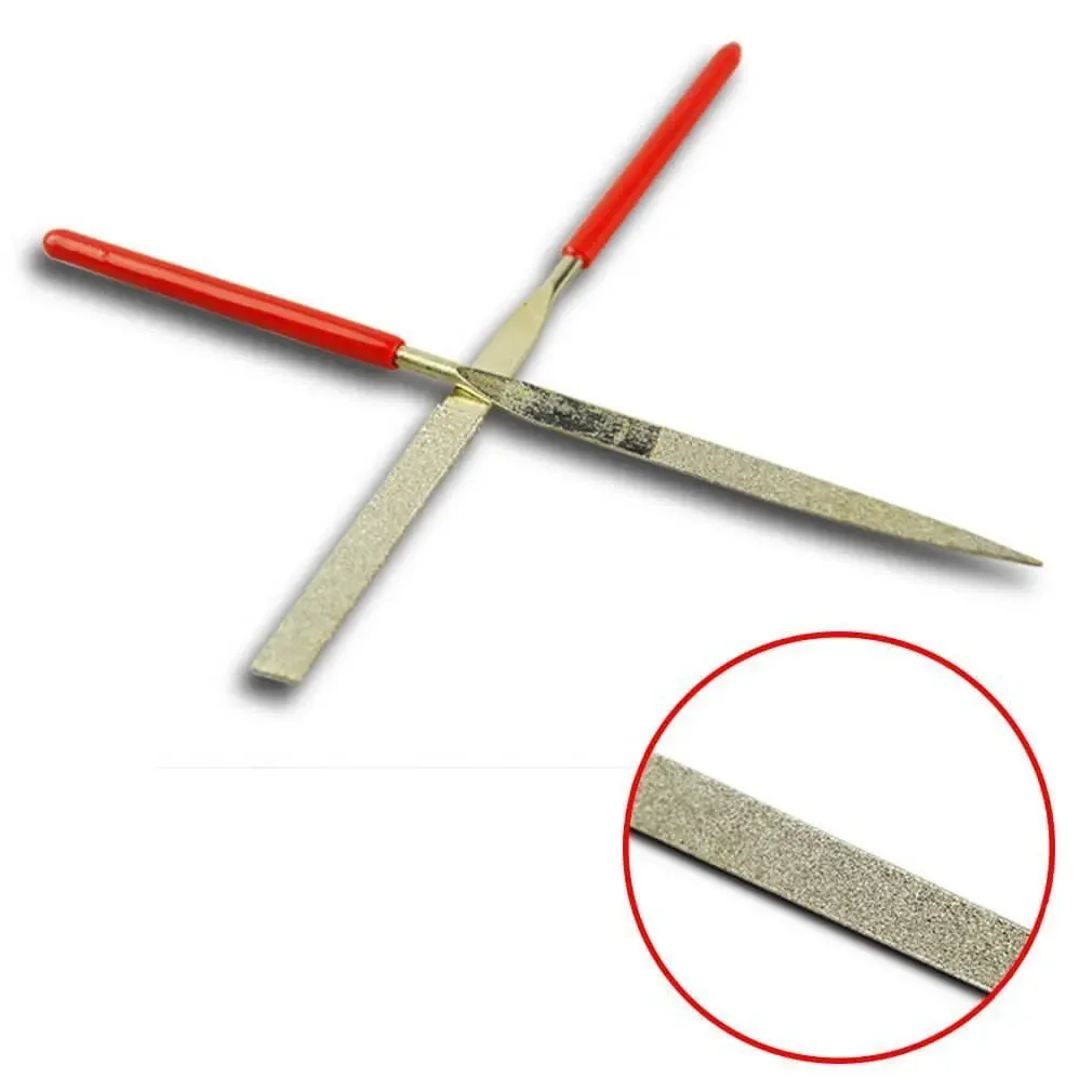 

Guitar Bass Fret Polishing 14-piece Set Maintenance Repair Tools DIY File Diamond Plastic Handle Sandpaper Block